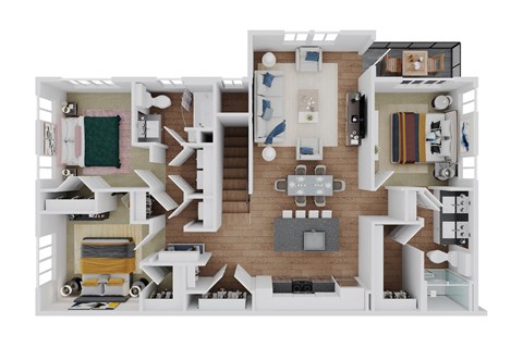 C1u Floor Plan at Stella, Arizona, 85142